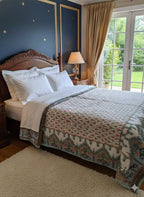 Reversible double bedcover