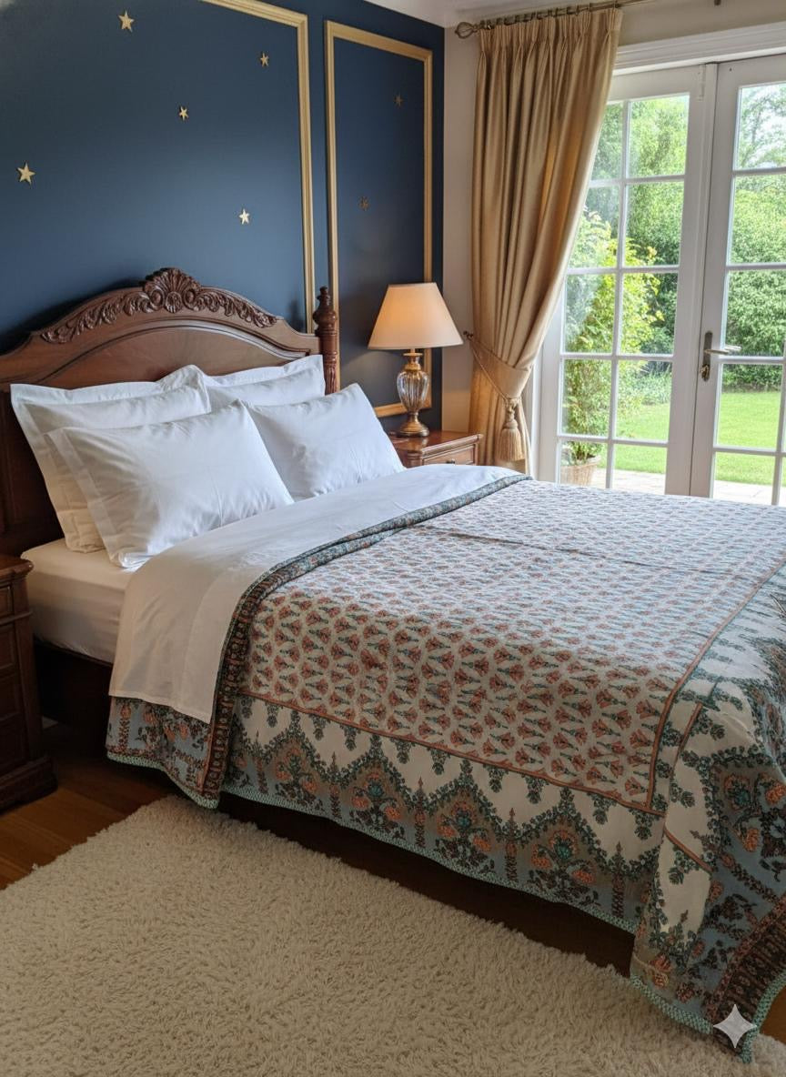 Reversible double bedcover